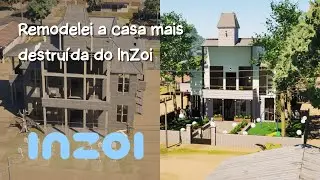REMODELEI A CASA MAIS DESTRUÍDA QUE ENCONTREI NO INZOI | SPEED BUILD