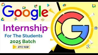Google Internship For 2025 Batch 🤩|Software Engineering Intern 😱|Apply Now Online Fast 🔥|BTech 💥