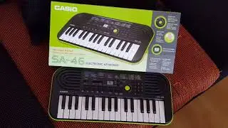 Casio SA-46 Voices and Factory Demo