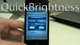 Adjust Your Brightness And More From Anywhere | QuickBrightness Cydia Tweak Review