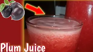How to Make Fresh Plum Juice | Aloo Bukhare Ka Sharbat By Food Fashion