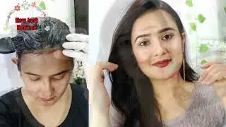 Quick and Effortless Hair Color  At Home | How to Cover Grey hair in Just 30 Mins | Hair Colour Tips