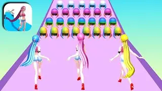 Hair Rush Games All Levels Mobile Walkthrough Gameplay iOS,Android Update Alltrailer Level JHGQAV