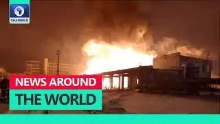 Russian Oil Refinery Fire After Caught On Surveillance Video + More | Around The World In 5