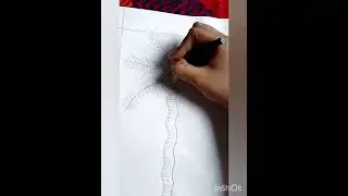 How to draw a date tree step by step drawing/Easy and simple drawing tutorial