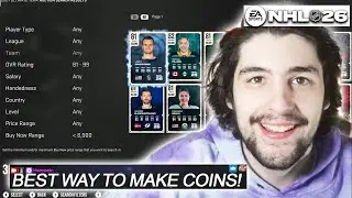 HOW TO MAKE COINS IN NHL 26 HUT! THE BEST METHOD!