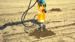 Auger Drive Unit on Airman excavator