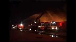 Plastic Factory on fire Johannesburg