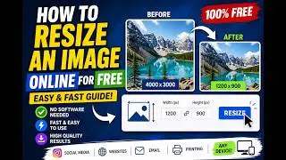 How to Resize an Image Online for Free | Easy Image Resizer Tutorial
