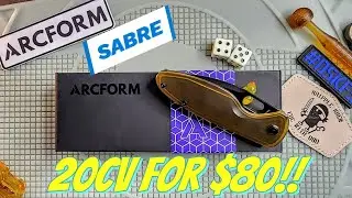 $80 for $160 Premium EDC with 20CV! Arcform Sabre - Discontinued & HALF OFF! Link 👇 #fyp #trending