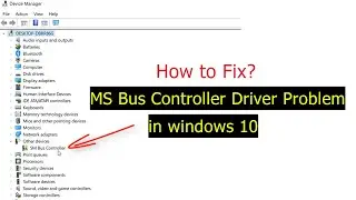 How to fix SM Bus Controller Driver Problem in Windows 10 || SM Bus controller driver problem