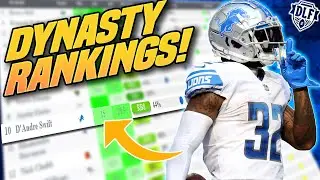 Updated TOP-24 Dynasty RB Rankings | Dynasty Fantasy Football 2022
