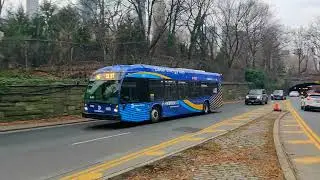 NYCT Bus: M5, M31 and M57 Daytime Action via 65th Street Transverse (Plus M66 and M72 Buses)