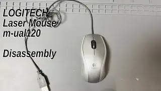Logitech laser mouse m-ual120 disassembly