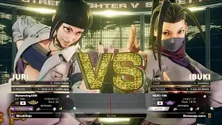 SFV Champion Edition 🔥 RomancingJURI (Juri) Vs IBUKI-166 Ibuki 🔥 Online Match's 03-26-2023