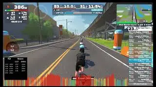 Zwift - TTT: WTRL Team Time Trial - Zone 10 (ESPRESSO/DOPPIO) on 2015 Worlds Course in Richmond