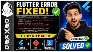 How to install Flutter | Flutter Error Fixed! PowerShell & Git PATH Problem Solved on Windows 2026