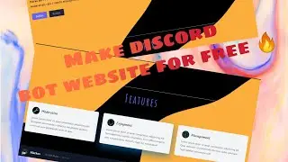 How to make a discord bot website