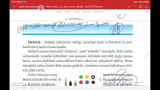 Texnologiya ödənişsiz dərs ( Elektrik bölməsi)