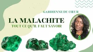 La malachite: Pierre royal et glorieuse et gardienne du cœur #malachite