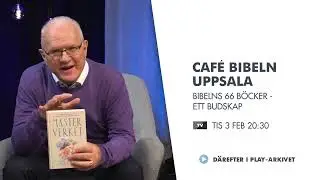 Bibelns 66 b&ouml;cker - ett budskap | Caf&eacute; Bibeln Uppsala 3/2 -2026 (trailer)