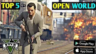 TOP 5 OPEN WORLD GANGSTER GAME ( FOR ANDROID IOS ) OFFLINE.  1GB.RAM