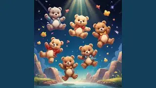 five liitle tedy bear jump, jump, jump