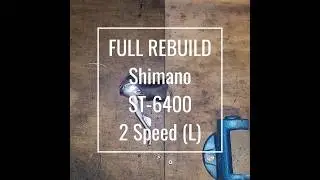 Full Rebuild - Shimano 600 (Ultegra) ST-6400 2 Speed (L) STI Shift / Brake lever