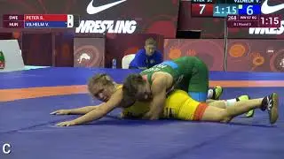 Round 3 WW - 57 kg: S. PETER (SWE) v. V. VILHELM (HUN)