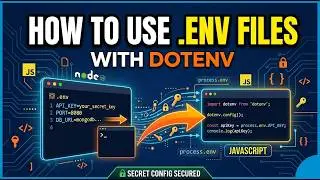 Javascript Environment Variables in Node.js with Dotenv 🚀