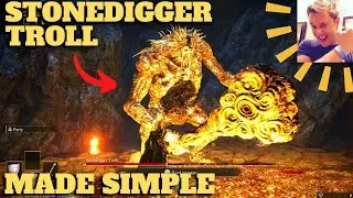 Elden Ring - Stonedigger Troll Made Simple (босс туннелей Лаймгрейв, Лаймгрейв)