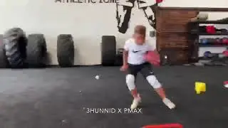 Preston's RB training with 3hunnid fitness