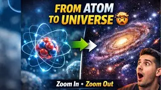 From Atom to Universe 😱 Zoom In Zoom Out Like Never Before | You Will Never Believe | #zoomInzoomout
