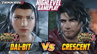 Tekken 8 &ndash; DAL-BIT (JUN KAZAMA) vs Crescent (CLIVE) &ndash; T8 High Level Gameplay!