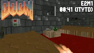 DooM - Switch Unity Port - E2M1 (ITYTD) - 00:41 (Personal Best)