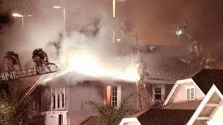 LAFD / Two Story House Fire