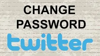 How to change Twitter password