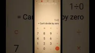 Is 1 divided by 0 infinity ???