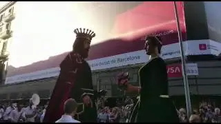 Gegants de Montblanc a Barcelona 2016