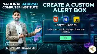 Create Stunning Custom Alert Box with HTML CSS JavaScript | Step-by-Step Tutorial (Beginner to Pro)