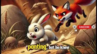 The Rabbit Escapes From the Fox #englishlistening #fairytales #knowledge #storytime #relaxing 