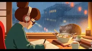 This Rainy Lo-Fi Makes Studying Feel Peaceful 🌧️  | Calm Focus Beats (1 Hour)