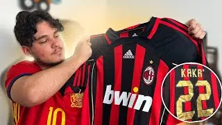 COMPREI A CAMISA RETRÔ DO KAKÁ NA SHOPEE!!