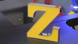 How it's made, how to make adv signage 3D LED letter ( fiber laser, welder, bender co-work )