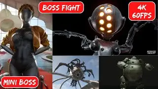 ATOMIC HEART ALL MINI-BOSS ROBOT FIGHTS - BOSS FIGHT [4K 60FPS]