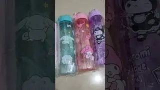 botol karakter cinamoroll,  melody, dan kuromi #botolminum #karakter #cinamonroll #kuromi #melody