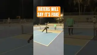 We played pickleball in reverse!