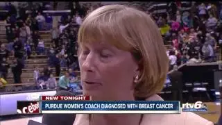 Purdue's women's coach diagnosed with breast cancer