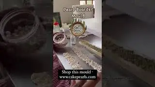 Premium Pearl Border Molds for Elegant Cake Designs | Cake Pearls #cakedecoratingtools #shortsfeed