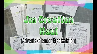 Jm Creation Haul, Adventskalender Ersatzaktion, deutsche Stempel, cardmaking, basteln mit Papier,DIY